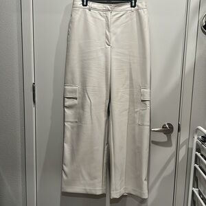 Aritzia Babaton Author Cargo Pant - Matte Pearl, Size 12